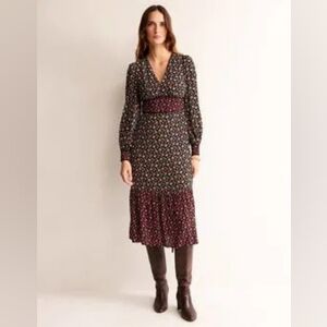 NEW BODEN | $198 Hotch Potch Tiered Tea Dress